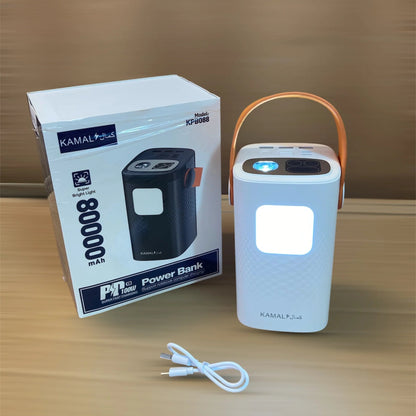 KAMAL 80000mAh 100W PD Super Fast Charging Power Bank KPB-088 | High Performance | Temperature, Over Power & Multiple Protection | Lithium Polymer | Made in Dubai