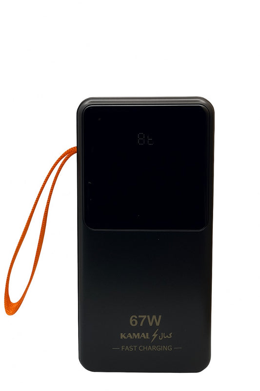 40000mAh 67W Fast Charging Power Bank – Type-C & Dual USB Output | Digital Display | Portable High-Capacity Charger | Made in Dubai