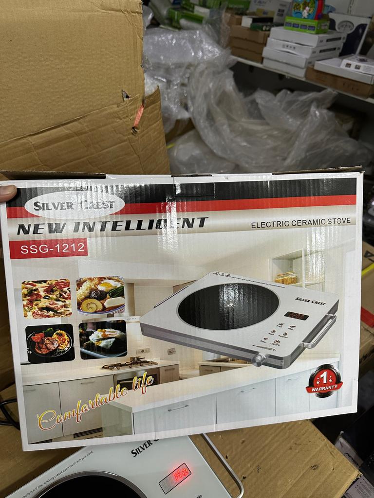 Silver Crest Infrared Cooker – German Technology | 3500W Fast Heating | Crystal Plate Design