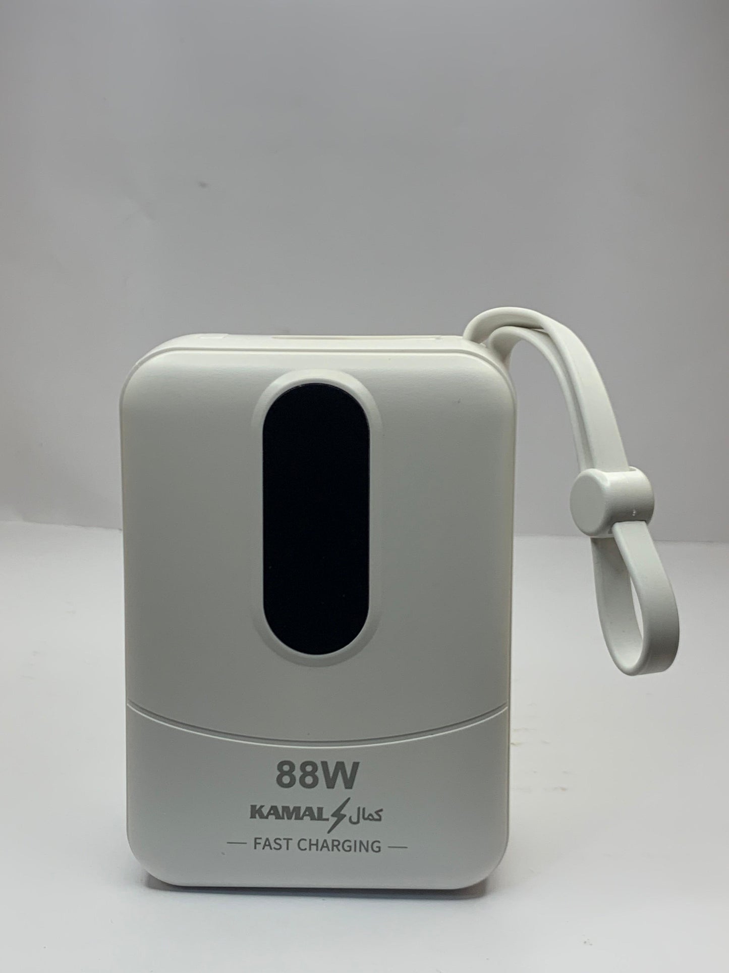 KAMAL 30000mAh Power Bank (88W Fast Charging) – Type-C & Lightning, Digital Display, Portable